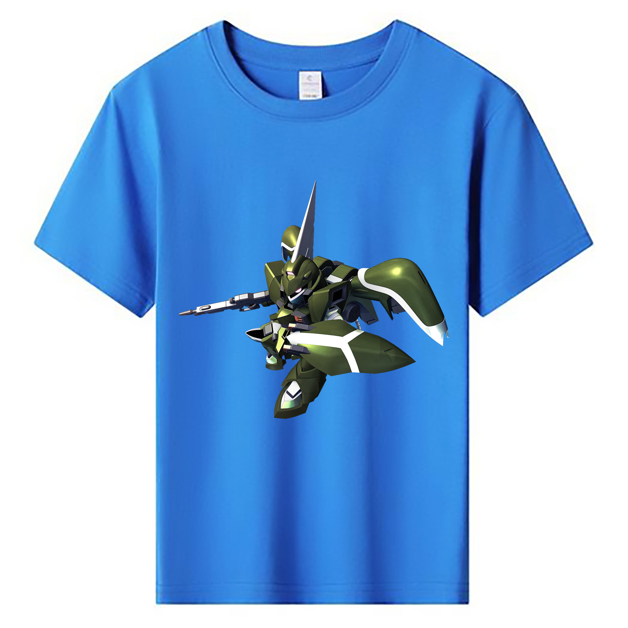 （画像用） 機動戦士ガンダム Mobile Suit Gundam 綿100％キッズTシャツ（フロントプリント）